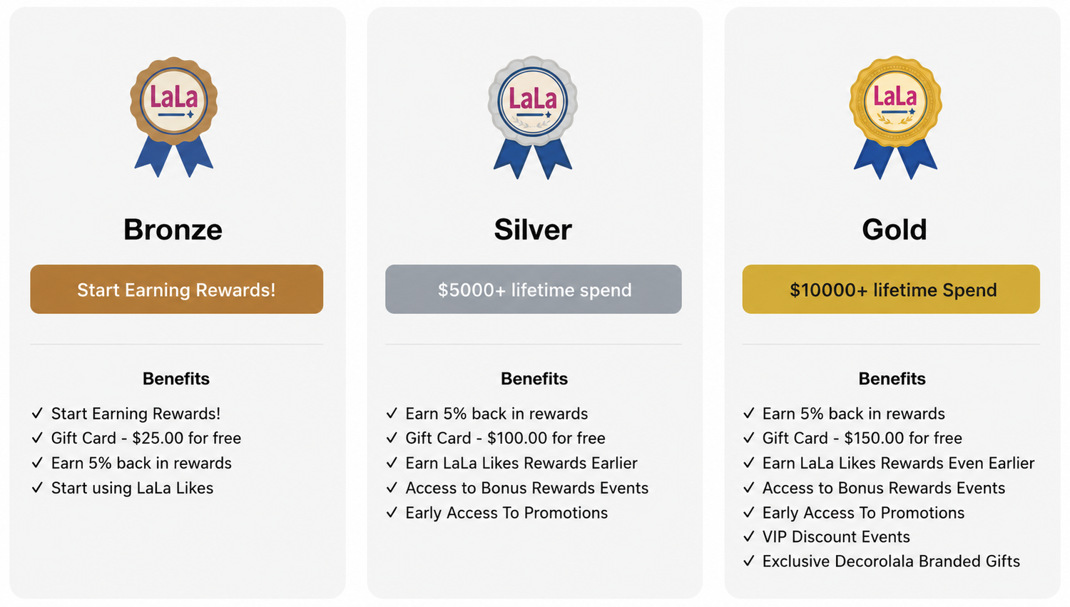 Club LaLa: Exclusive Rewards for Our Valued Members