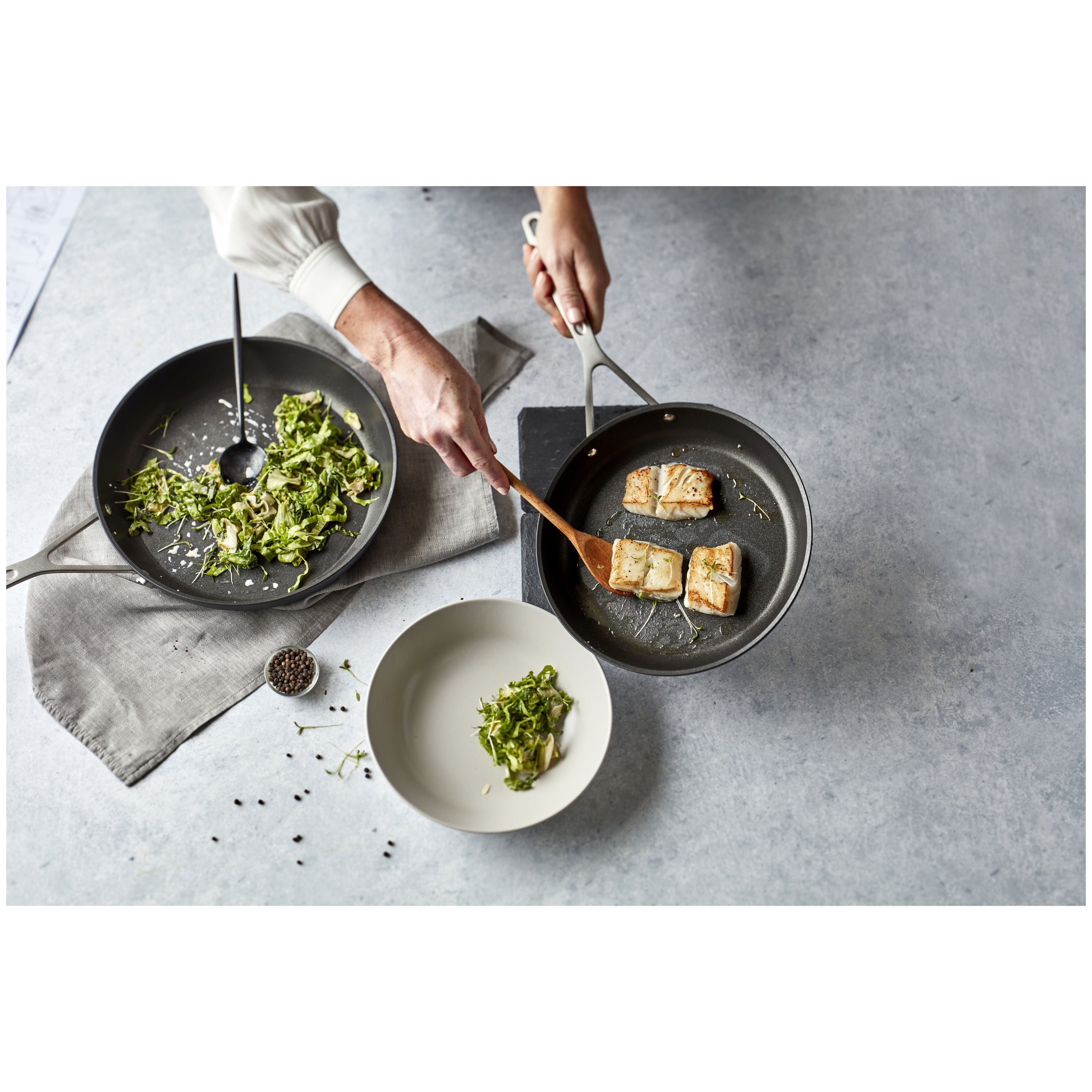 DEMEYERE Alu Industry 3 20 cm / 8 inch Aluminum Frying Pan-n/a-DECOROLALA