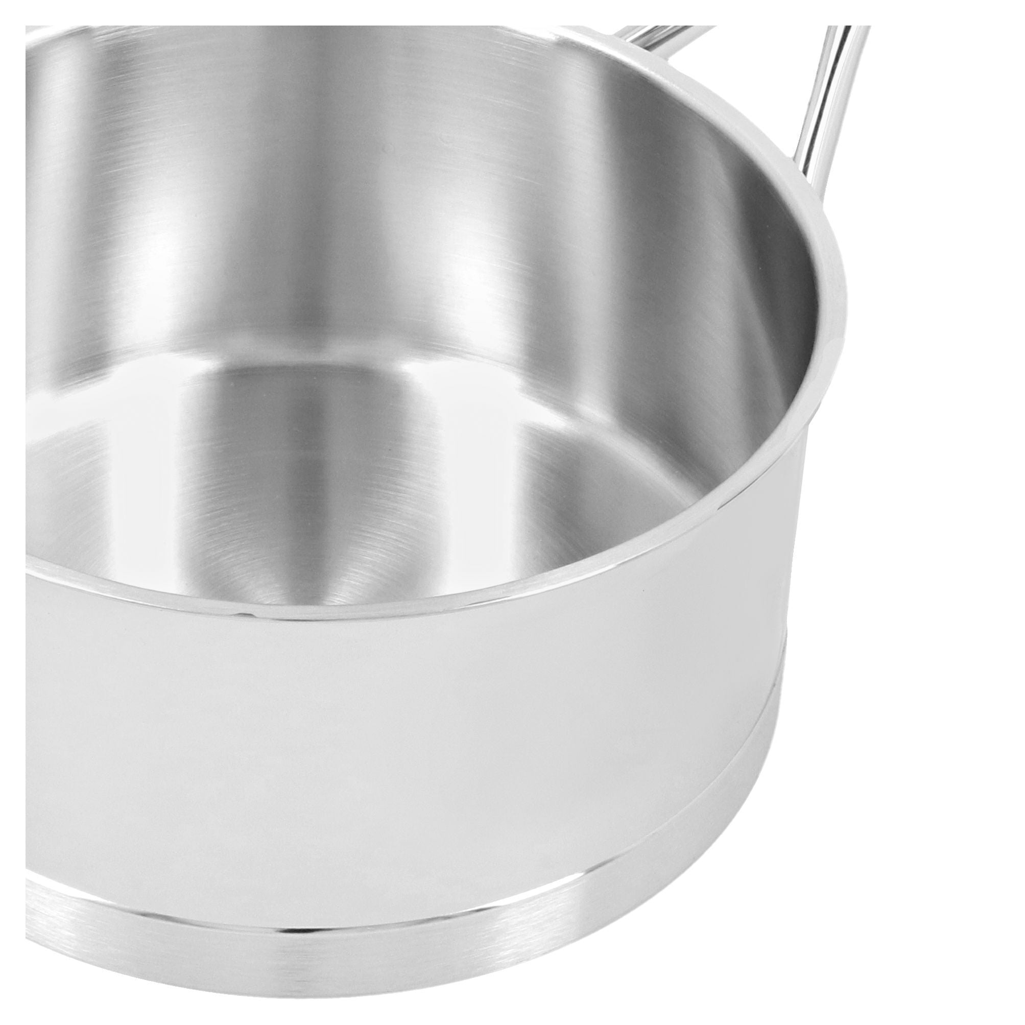 DEMEYERE Atlantis 7 1.5 L 18/10 Stainless Steel Round Sauce Pan With Lid, Silver-n/a-DECOROLALA