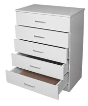 Classic Elegance: Five-Drawer Chest for Organized Living-0