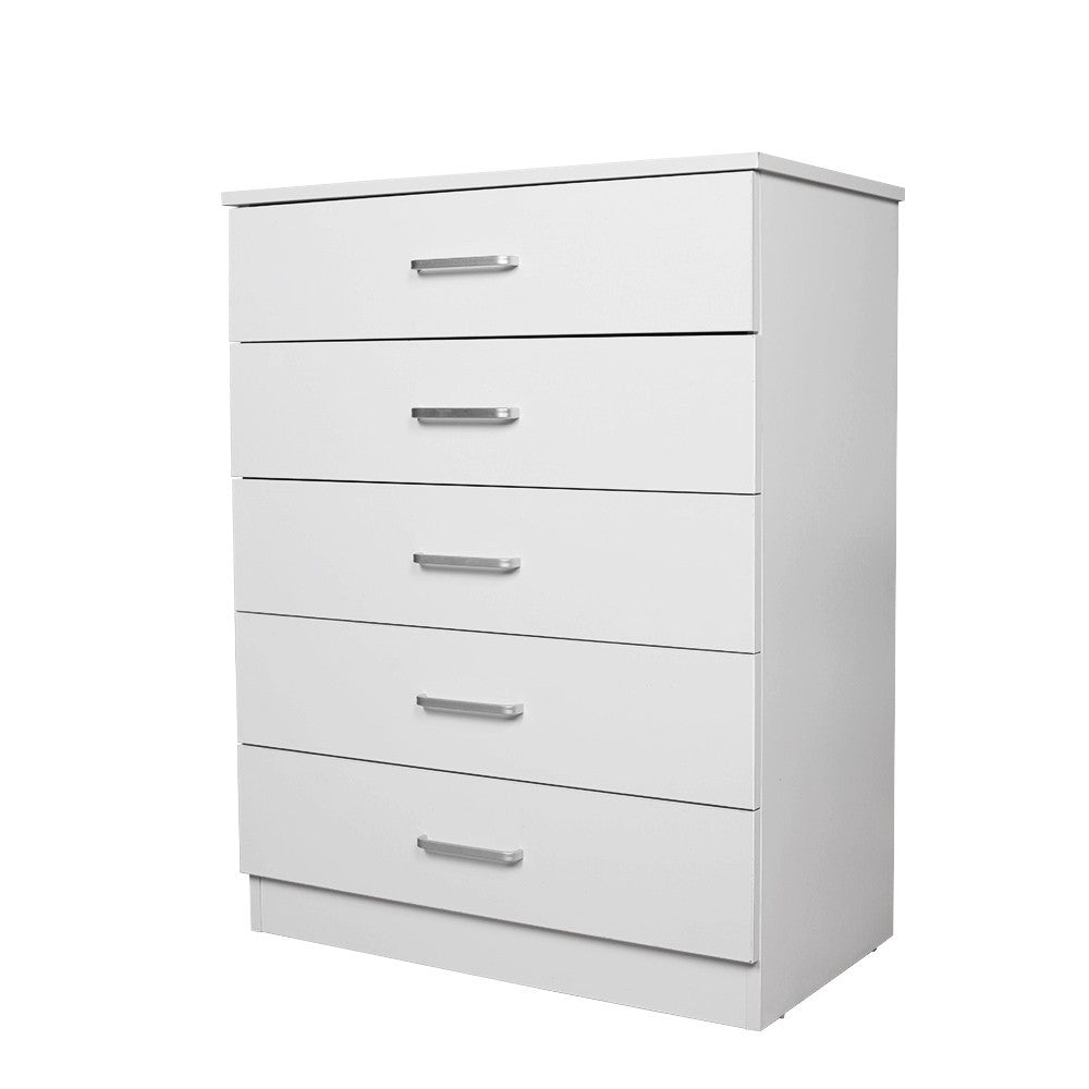 Classic Elegance: Five-Drawer Chest for Organized Living-4