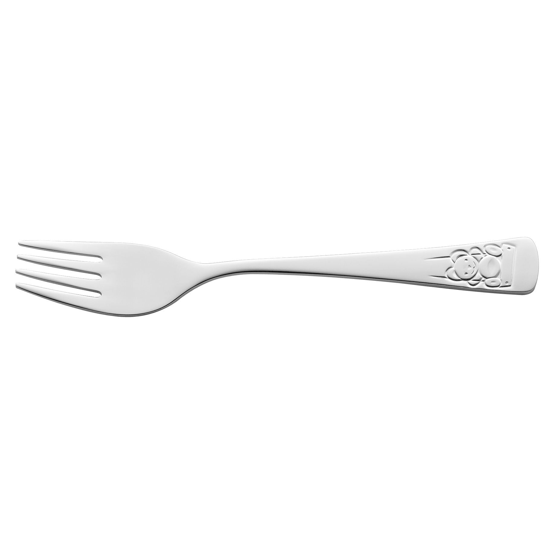 ZWILLING Teddy 4 Piece, Children's Flatware Set, Silver-n/a-DECOROLALA