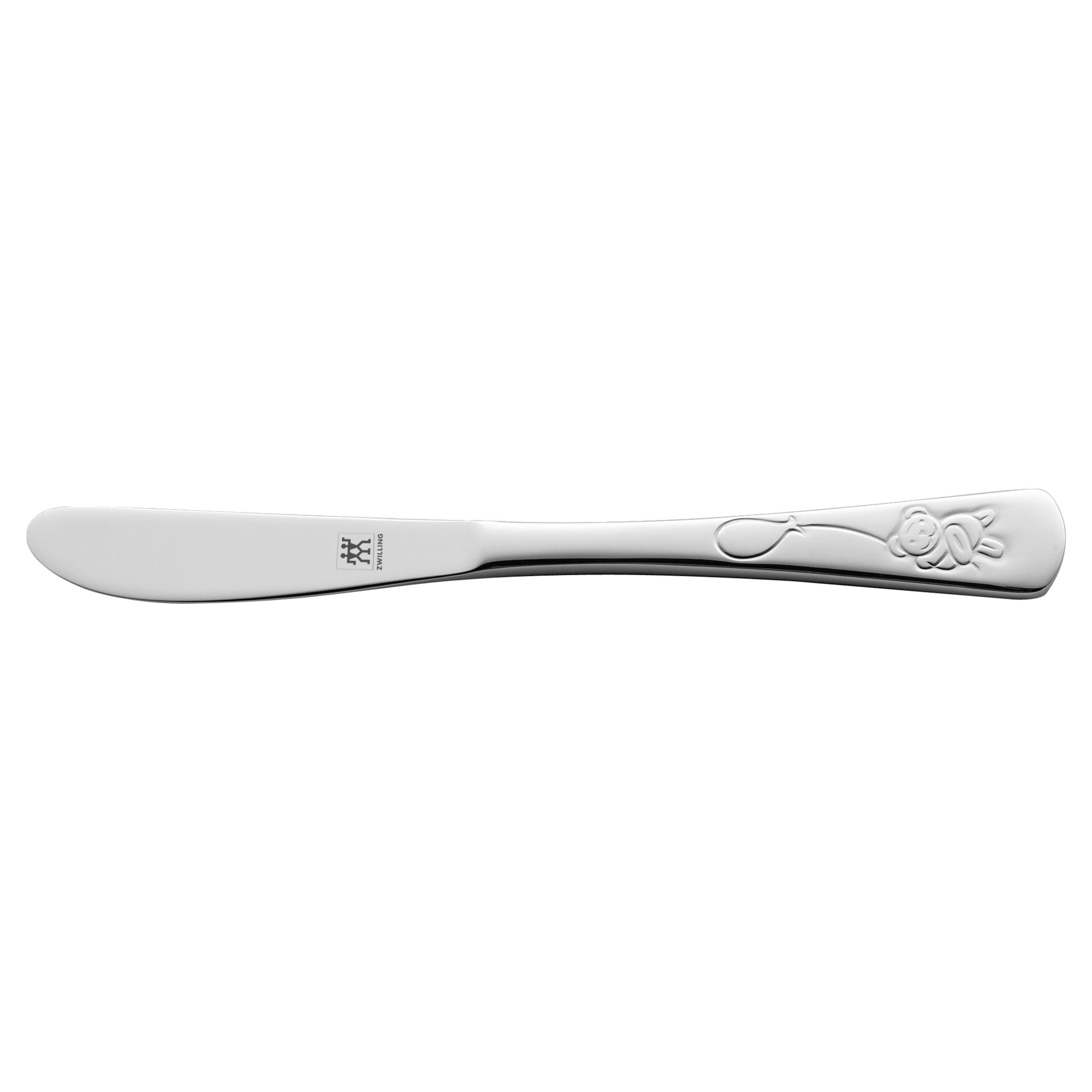 ZWILLING Teddy 4 Piece, Children's Flatware Set, Silver-n/a-DECOROLALA