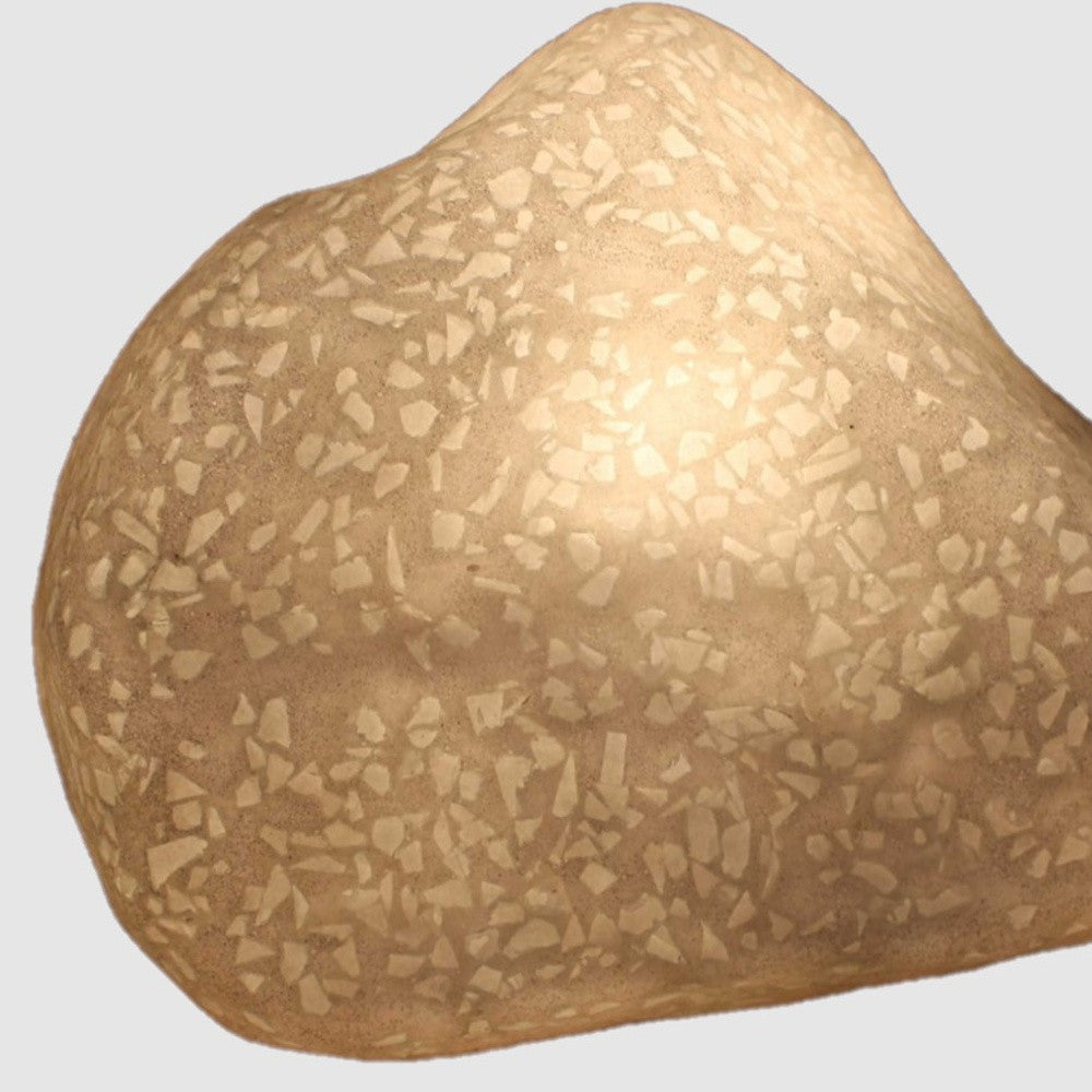 1 X 12 X 10 Sandstone Glass Pieces Polished Stone With Outdoor Light-Outdoor Accessories-Decor-Garden-Games-DECOROLALA