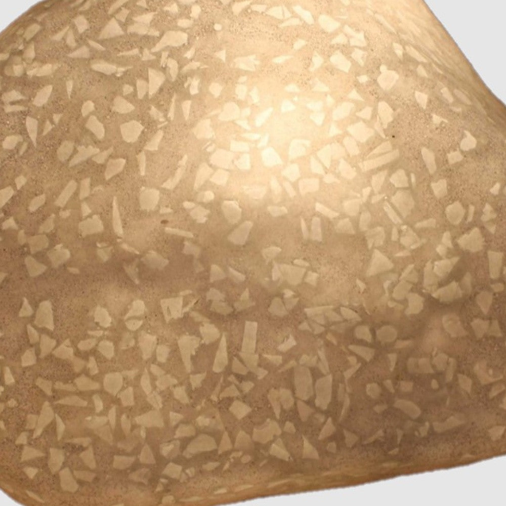 1 X 12 X 10 Sandstone Glass Pieces Polished Stone With Outdoor Light-Outdoor Accessories-Decor-Garden-Games-DECOROLALA