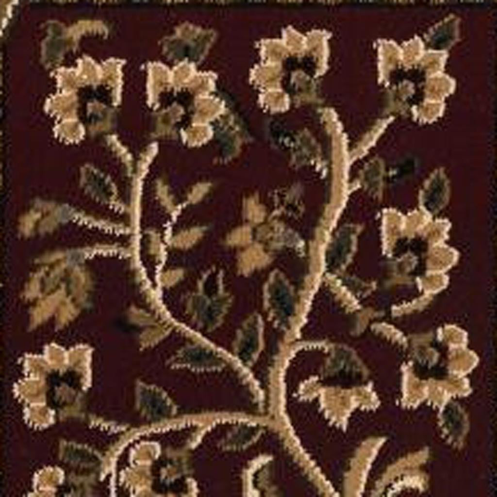 10' Beige And Black Oriental Runner Rug-Area Rugs-DECOROLALA