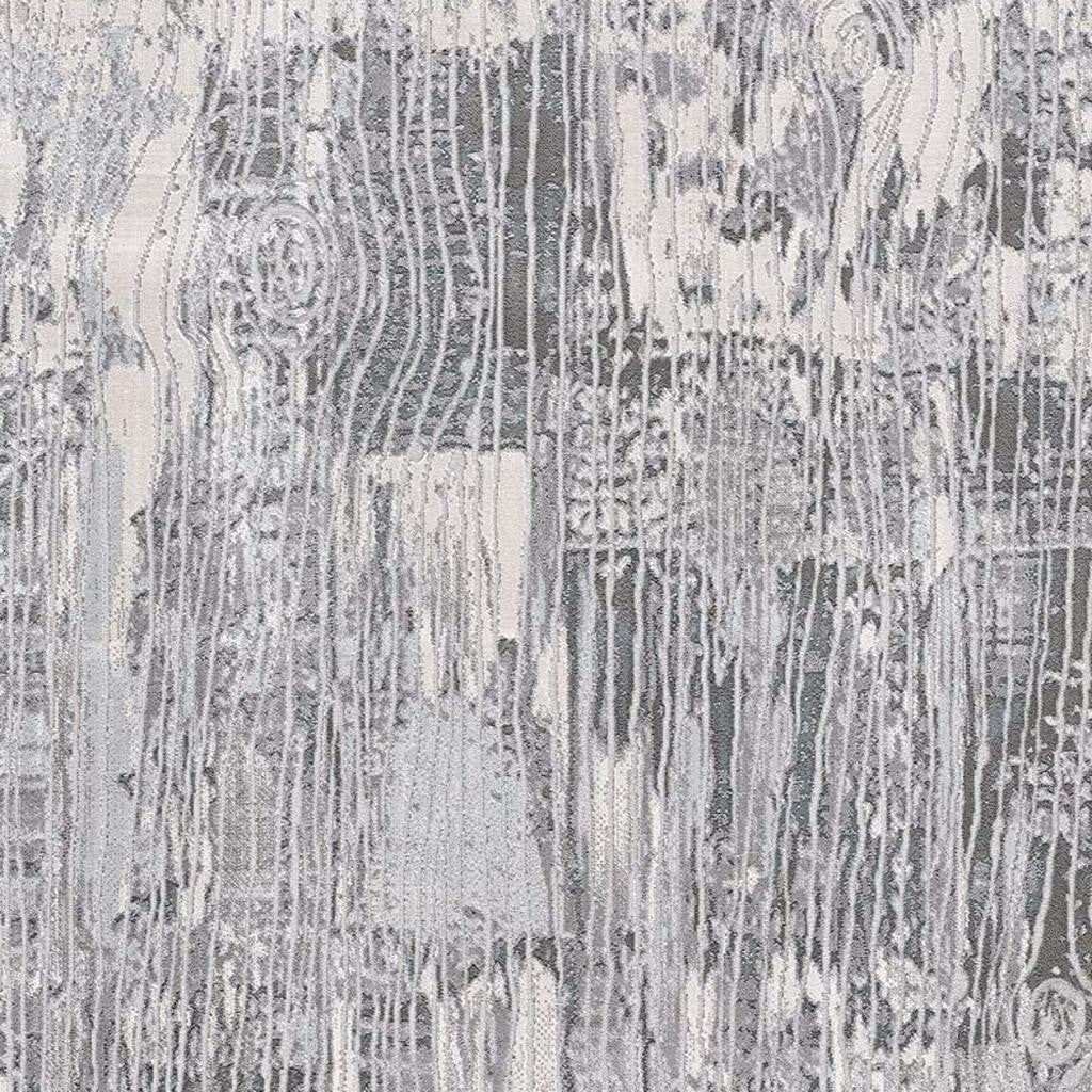 10' Blue Abstract Power Loom Runner Rug-Area Rugs-DECOROLALA