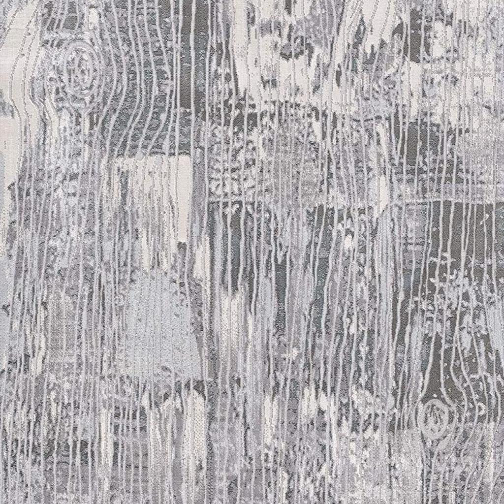 10' Blue Abstract Power Loom Runner Rug-Area Rugs-DECOROLALA