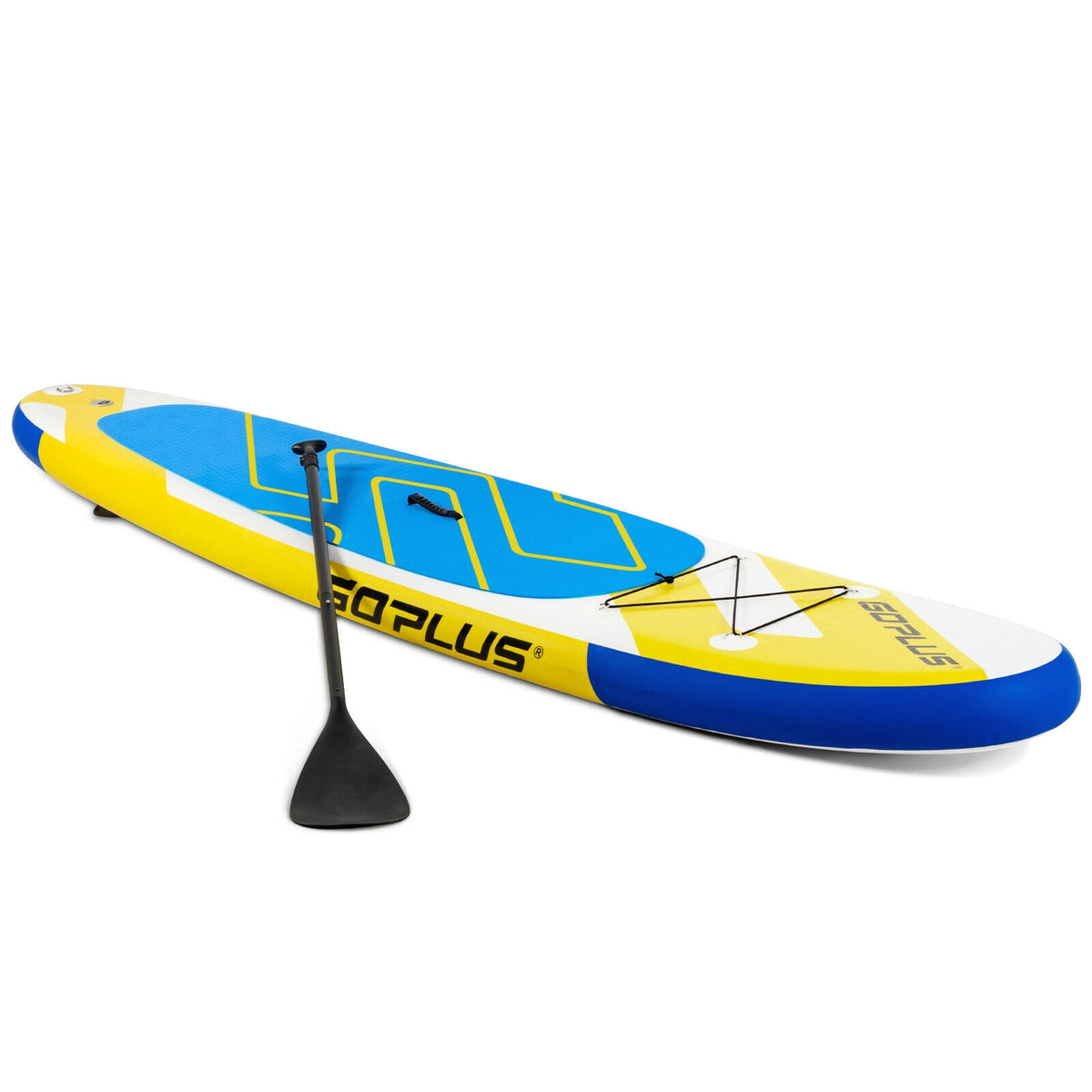 10 Feet Inflatable Stand Up Paddle Board with Backpack Leash and Aluminum Paddle-Surfing-DECOROLALA