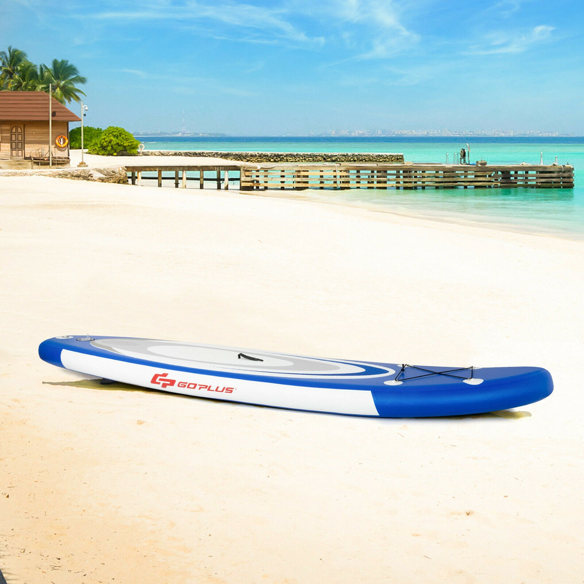 10 Feet Inflatable Stand Up Paddle Surfboard with Bag-Surfing-DECOROLALA