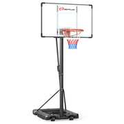 10 Feet Portable Basketball Hoop Outdoor for Adults-Sporting Goods-DECOROLALA