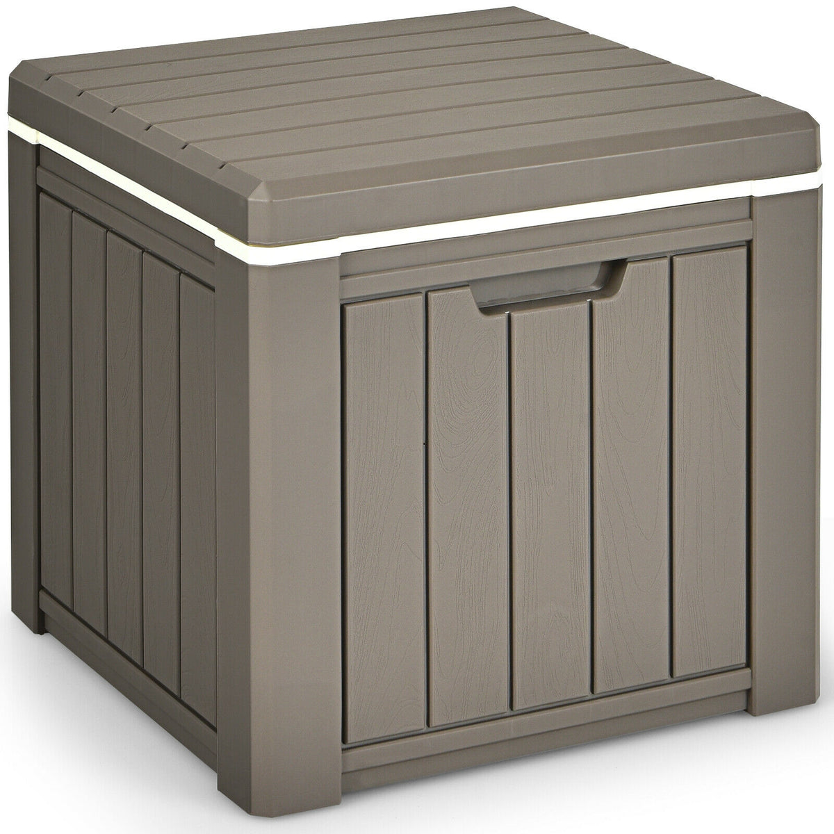 10 Gallon Storage Cooler for Picnic and Outdoor Activities-Brown-Coolers-DECOROLALA