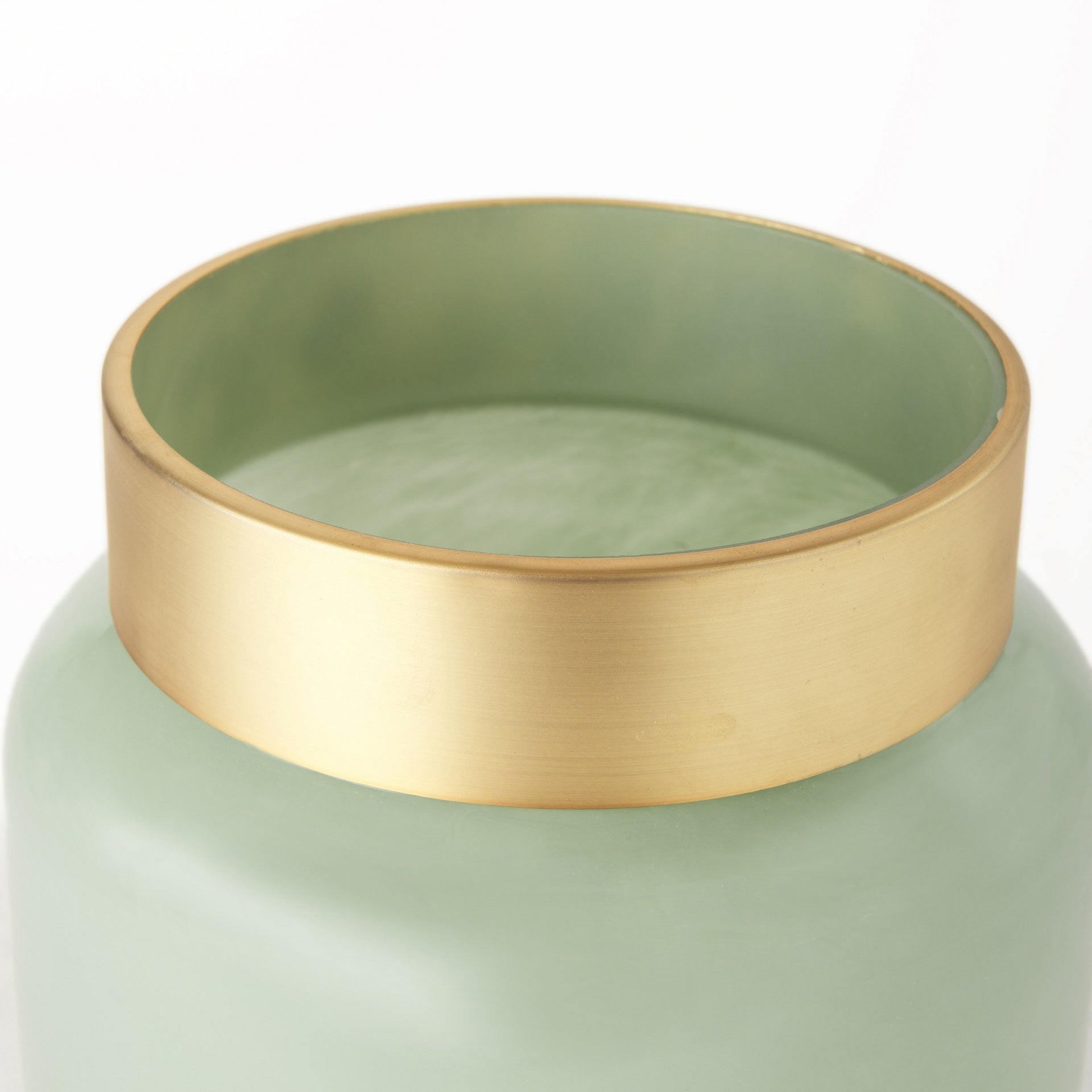 10" Green Abstract Cylinder Crystal Glass Table Vase-Vases-DECOROLALA