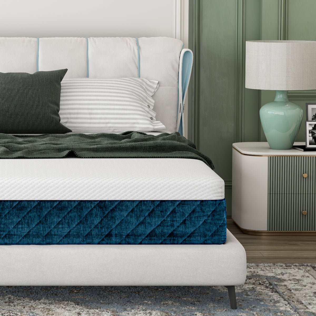 10 Inch Mattress with Jacquard Fabric Cover in a Box-Full Size-Mattresses-DECOROLALA