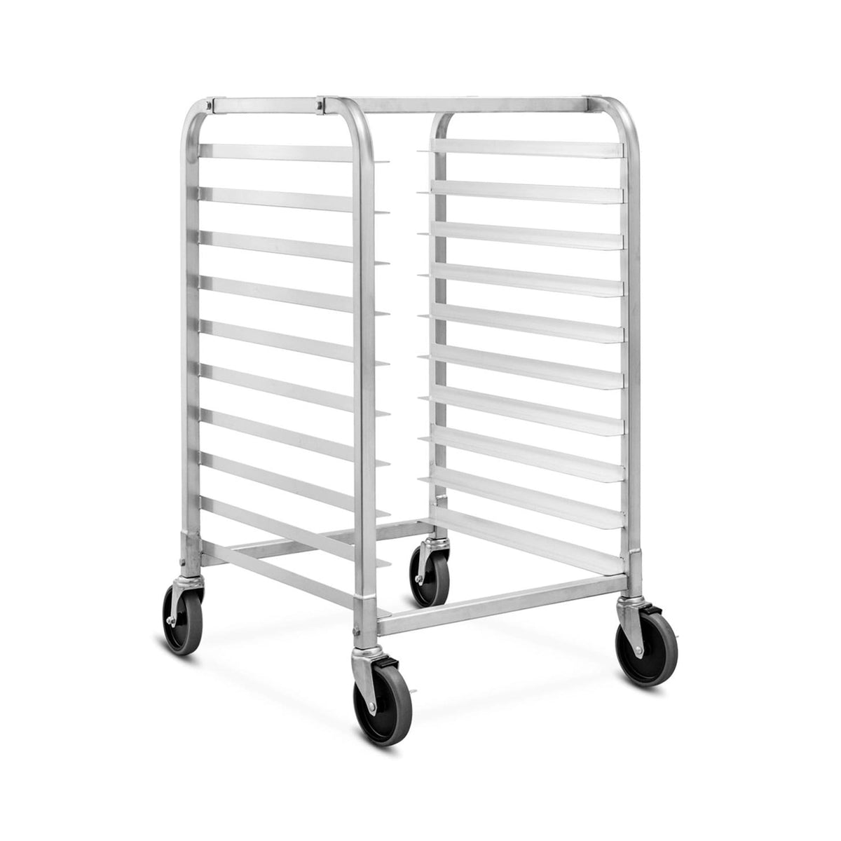 10 Sheets Aluminum Rolling Bakery Pan Rack-Baker’s Racks-DECOROLALA