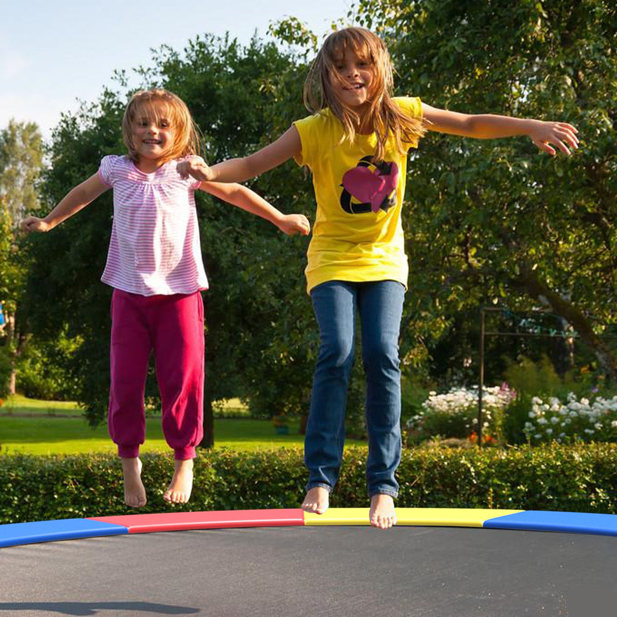 10' Trampoline Replacement Safety Pad - 0.6" Thick Foam Spring Cover-Trampoline Accessories-DECOROLALA