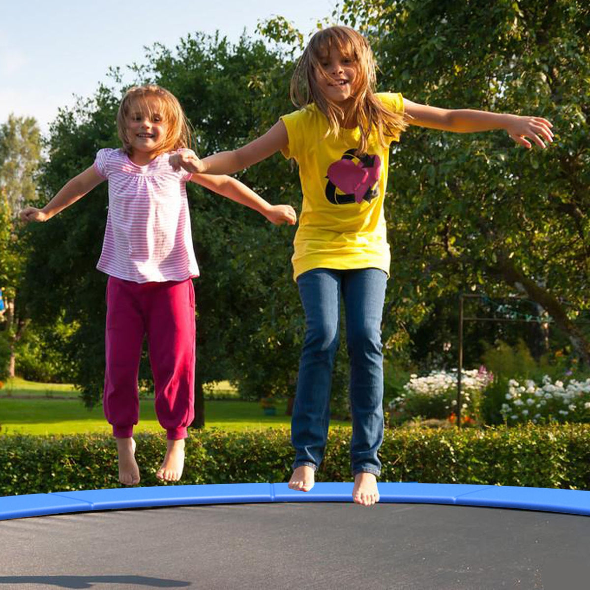 10' Trampoline Replacement Safety Pad - 0.6" Thick Foam Spring Cover-Trampoline Accessories-DECOROLALA
