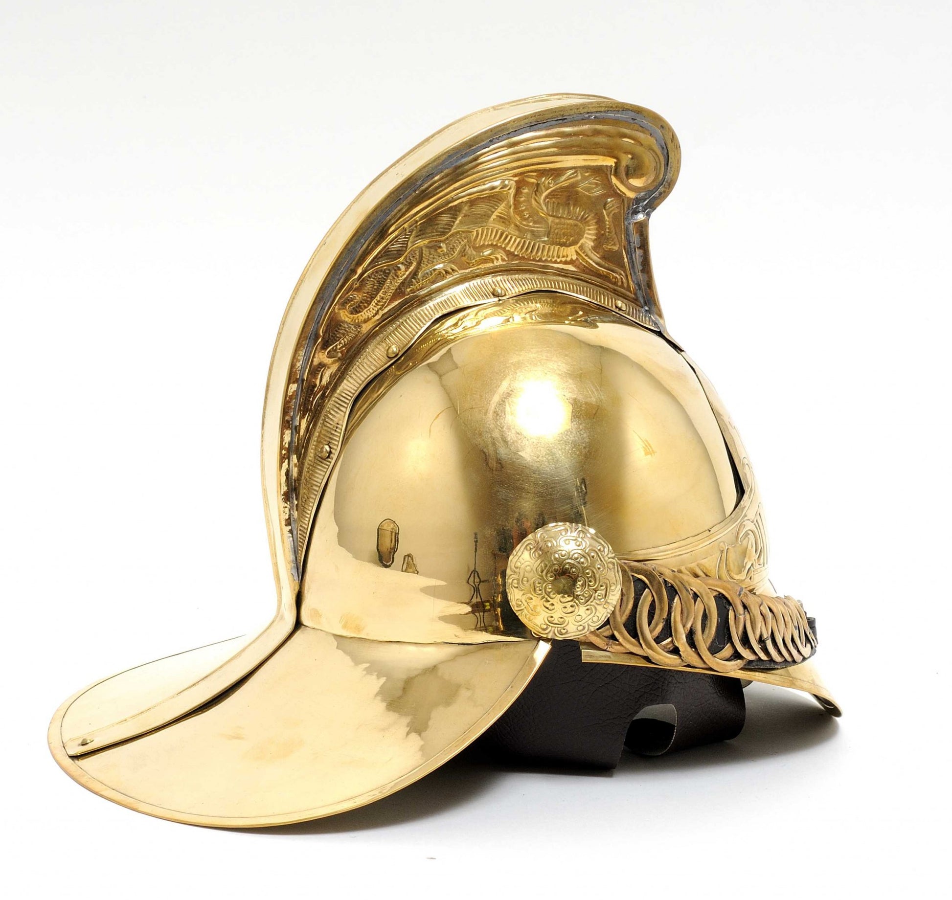 10" X 12" X 11" Fireman Helmet-Sculptures-DECOROLALA