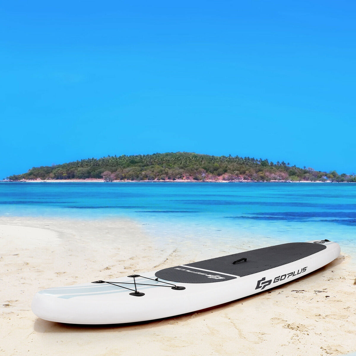 10 feet Inflatable Stand Up Paddle Board with Paddle Pump-Surfing-DECOROLALA