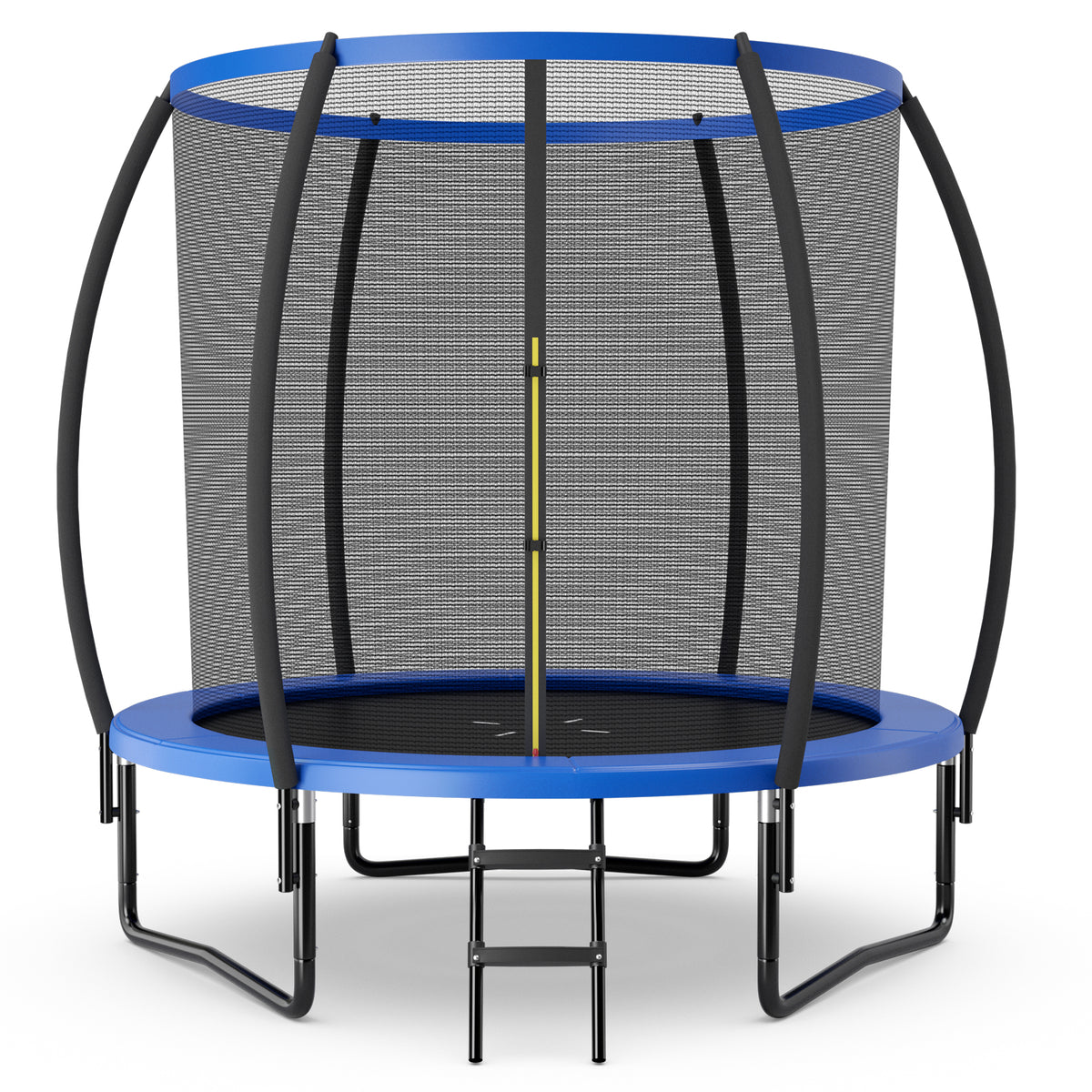 10 ft Recreational Trampoline with Enclosure Net and Ladder-Outdoor Play-DECOROLALA