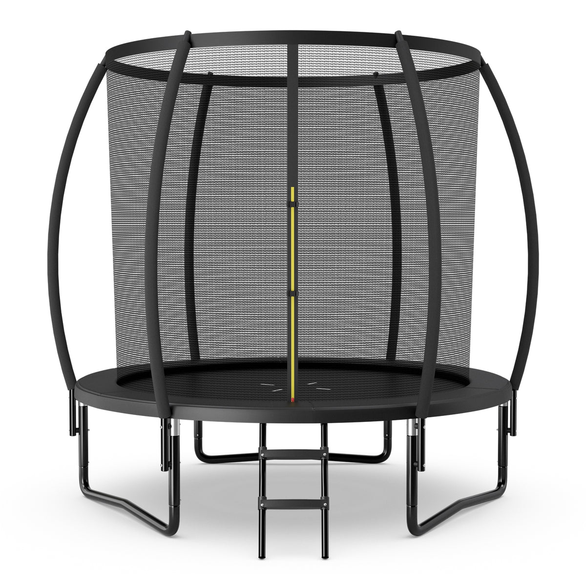 10 ft Recreational Trampoline with Enclosure Net and Ladder-Outdoor Play-DECOROLALA