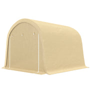 10' x 10' Outdoor Storage Tent - Beige Waterproof Shed-Patio & Garden > Lawn & Garden > Sheds > Portable Shed-DECOROLALA