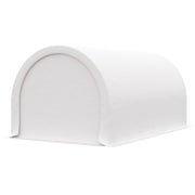 10' x 16' Heavy Duty Portable Carport Tent - White-DECOROLALA