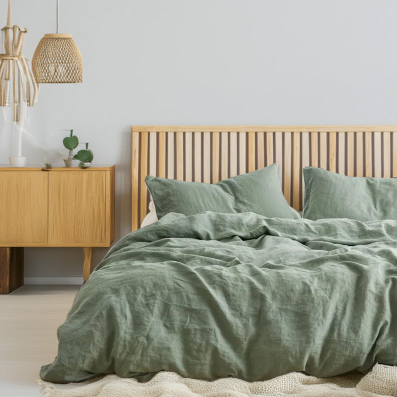 100% Pure Linen Duvet Cover Set - OEKO-TEX Certified-Duvet Cover-DECOROLALA