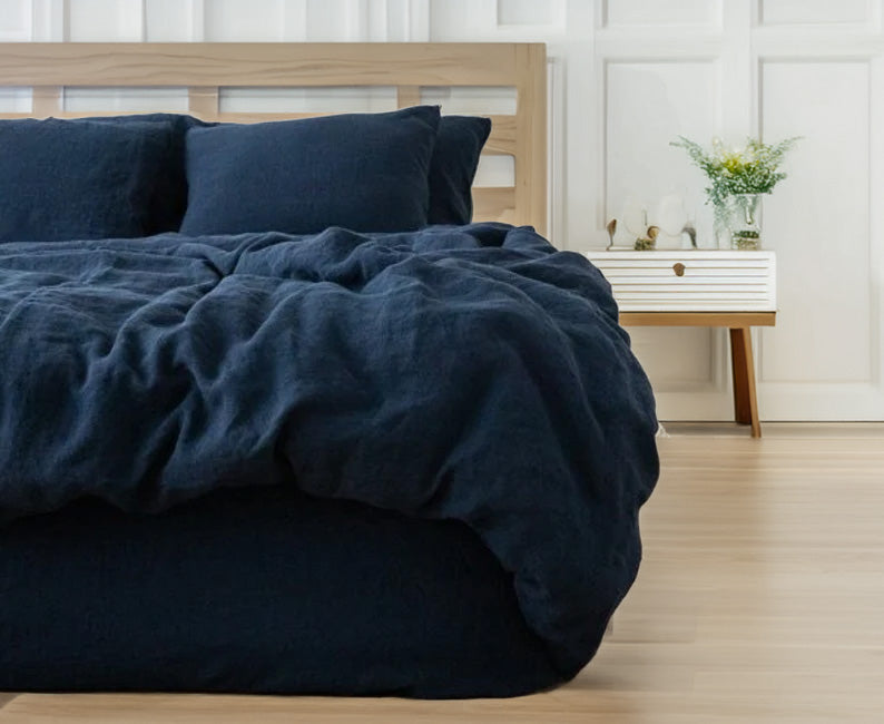 100% Pure Linen Duvet Cover Set - OEKO-TEX Certified-Duvet Cover-DECOROLALA
