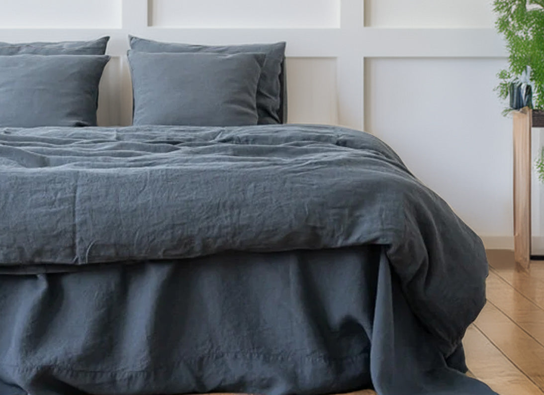 100% Pure Linen Duvet Cover Set - OEKO-TEX Certified-Duvet Cover-DECOROLALA