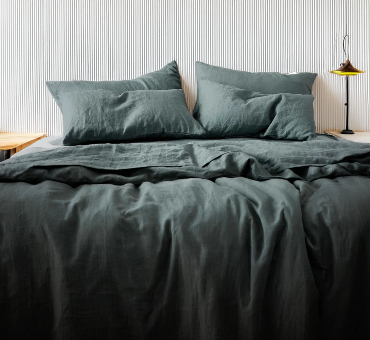 100% Pure Linen Duvet Cover Set - OEKO-TEX Certified-Duvet Cover-DECOROLALA