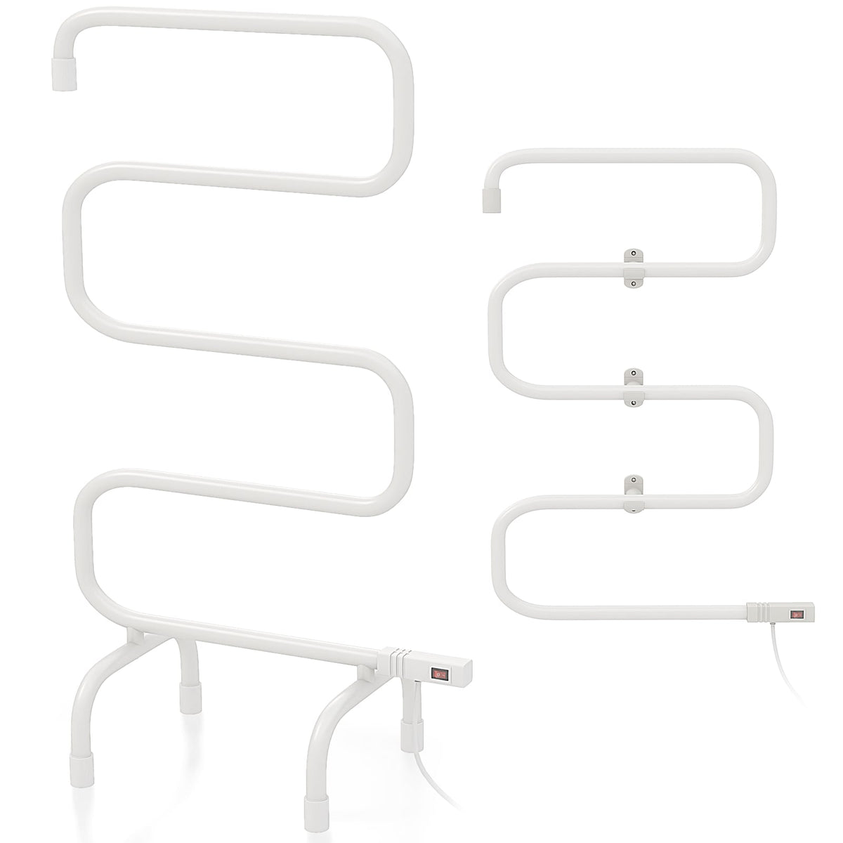 100W Electric Towel Warmer Drying Rack-Towel Racks-DECOROLALA