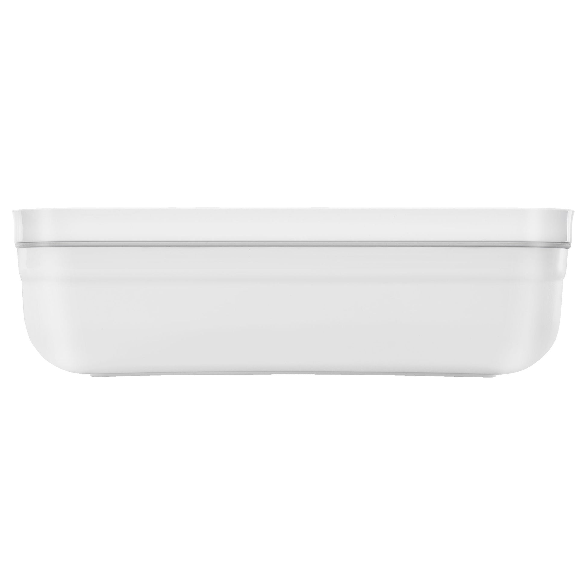 ZWILLING Fresh & Save L Flat Divided Meal Prep Container, Plastic, White-Grey-n/a-DECOROLALA