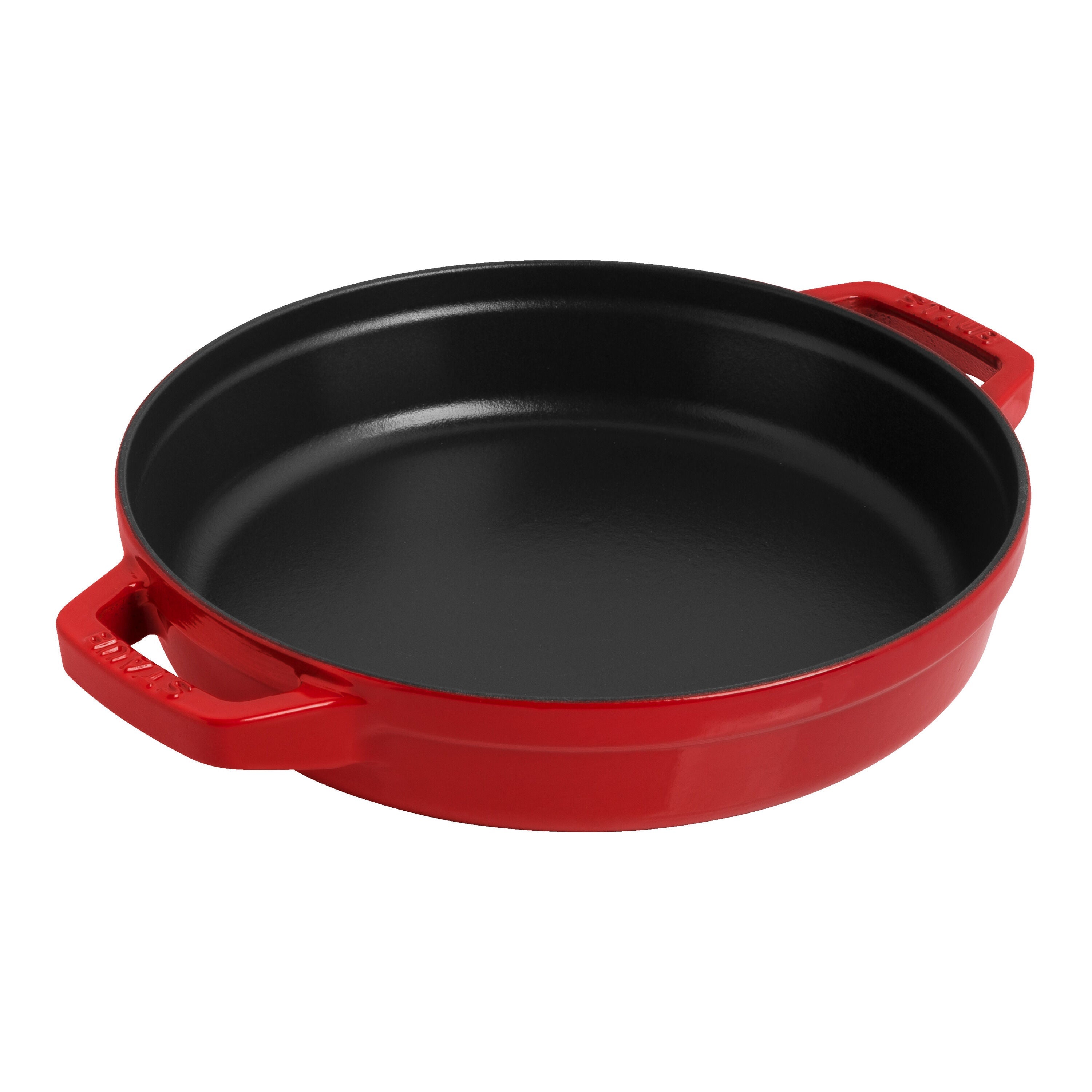 STAUB Stackable Set Stackable Set 3 Piece Cast Iron, Cherry-n/a-DECOROLALA