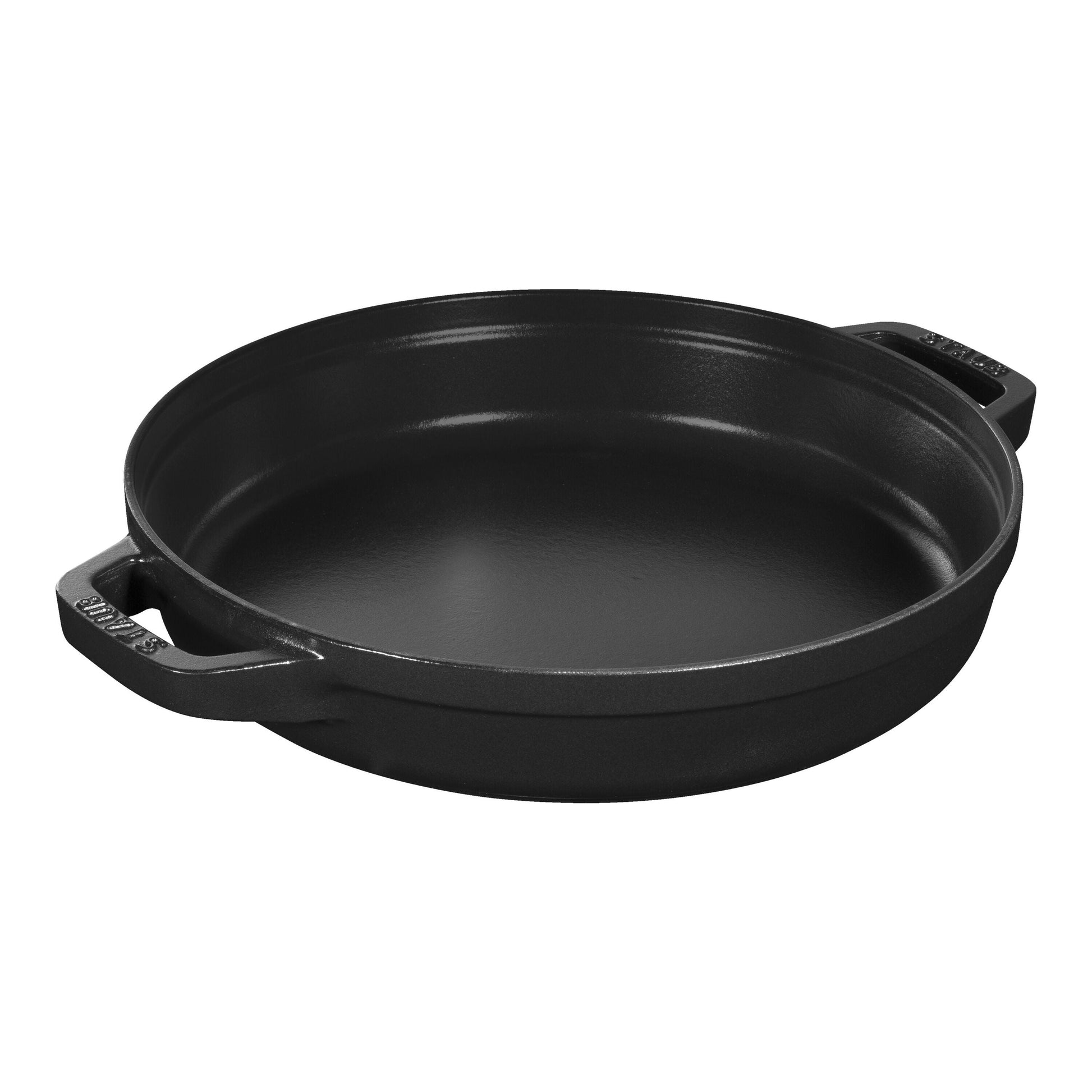 STAUB Stackable Set Stackable Set Medium 4 Piece Cast Iron, Black-n/a-DECOROLALA