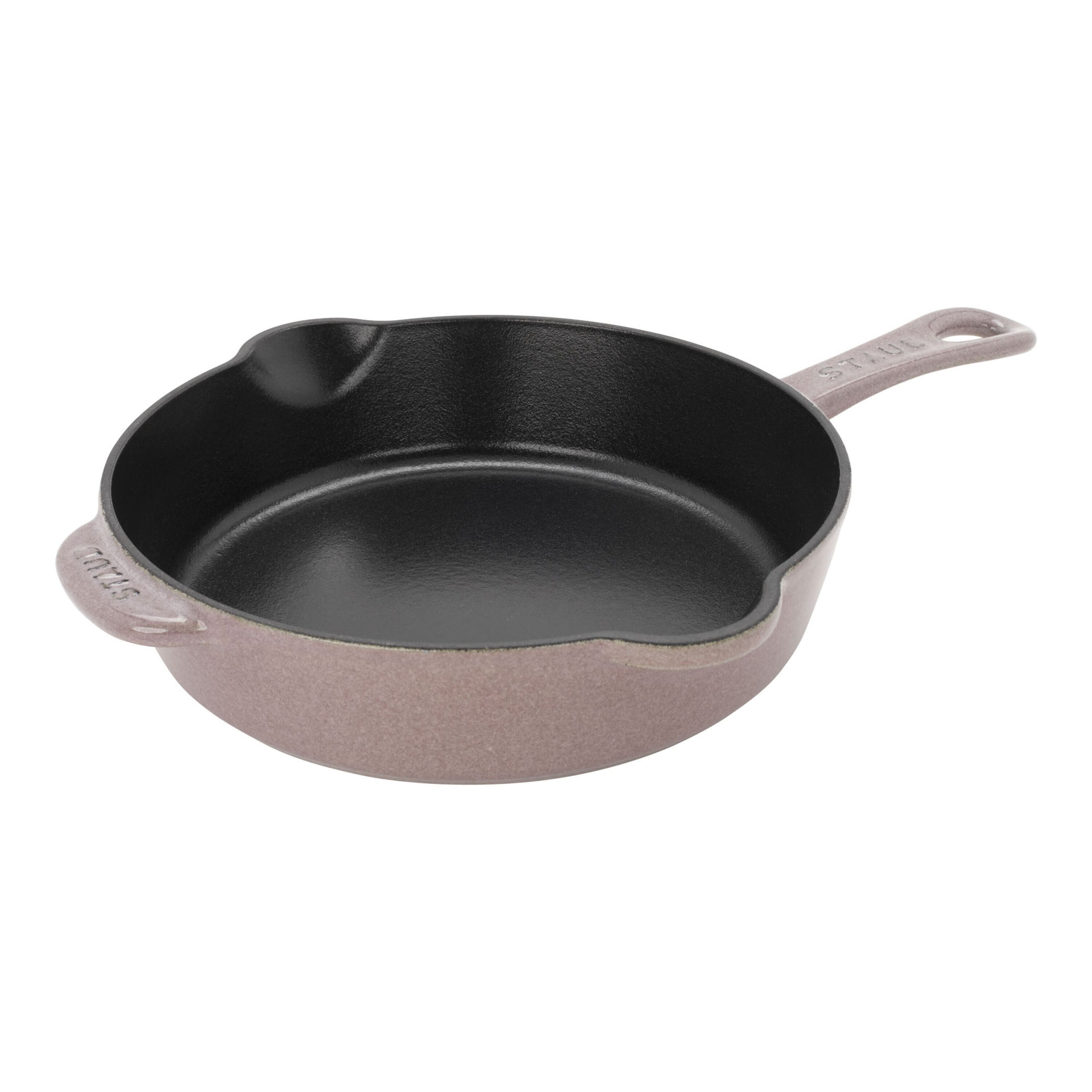 STAUB Pans 22 cm / 8.5 inch Cast Iron Traditional Deep Frypan, Cherry Blossom-8.5 inch-DECOROLALA