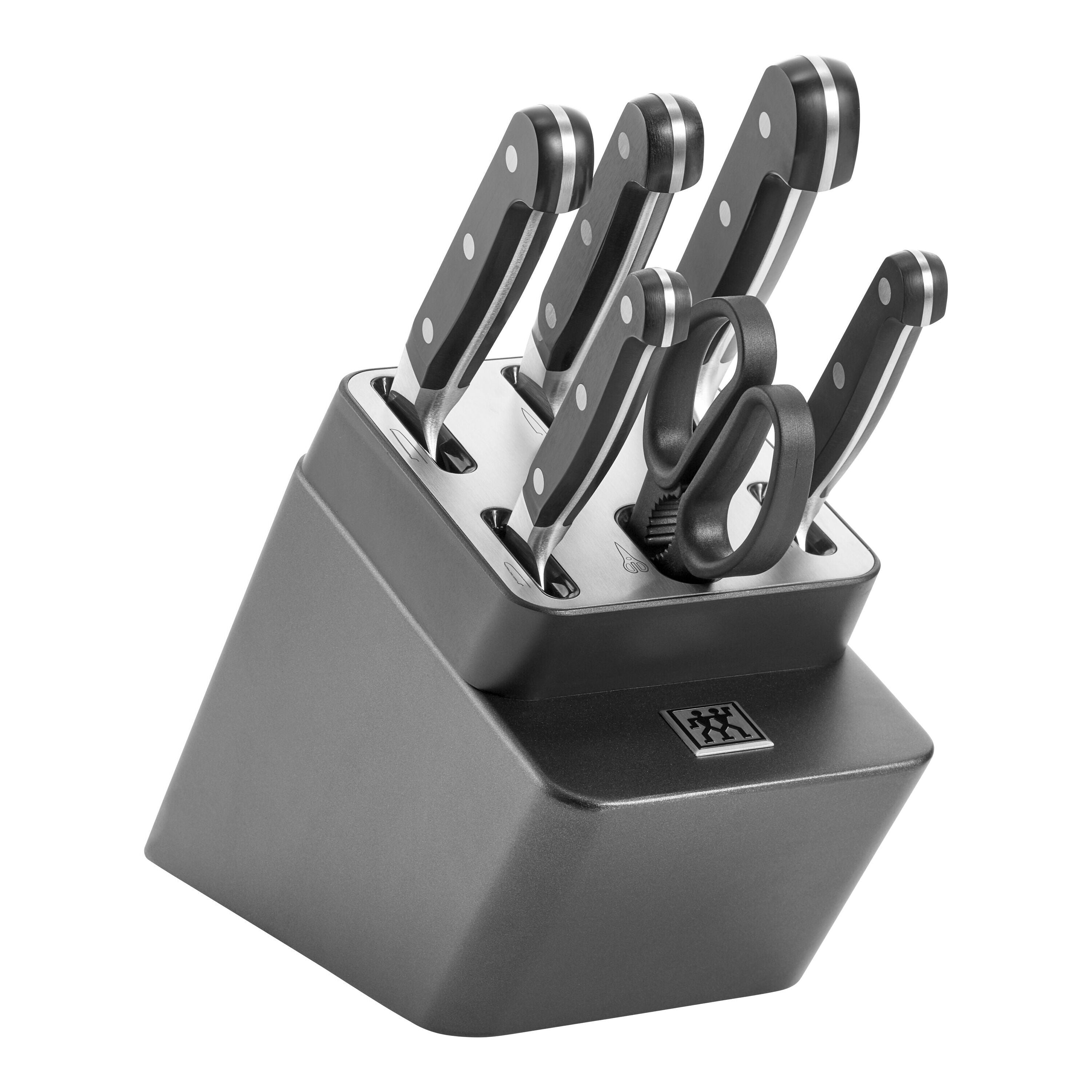 ZWILLING Pro 7 Piece Knife Block Set With Kis Technology-DECOROLALA