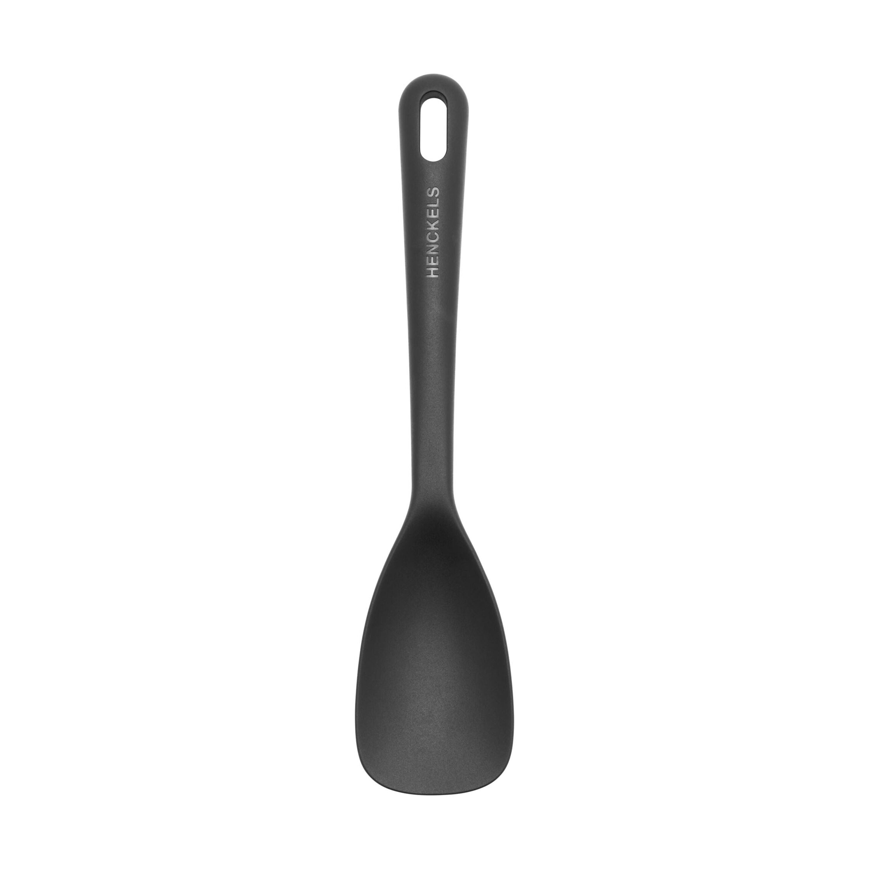HENCKELS Silicone Onyx Serving Spoon, 28 cm, Silicone-n/a-DECOROLALA