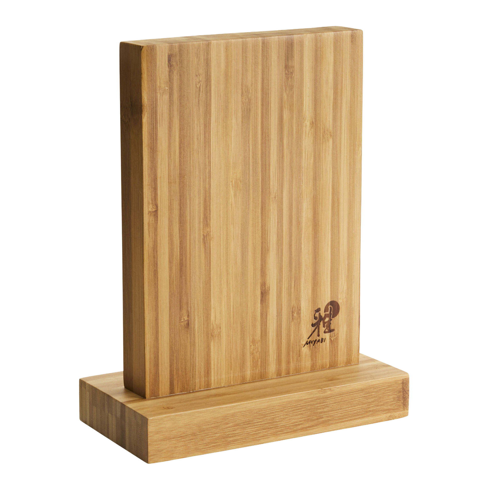 MIYABI Magnetic Bamboo Knife Block | Eco-Friendly Storage (Empty)-0