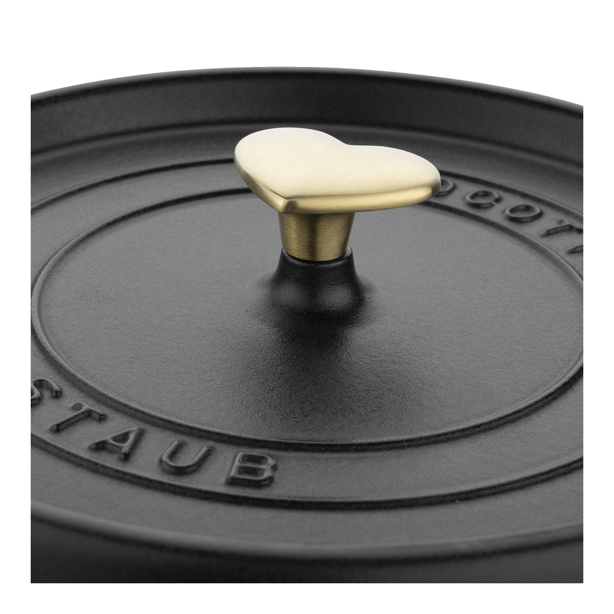 STAUB Stainless Steel Pvd Coated Heart Knob-1