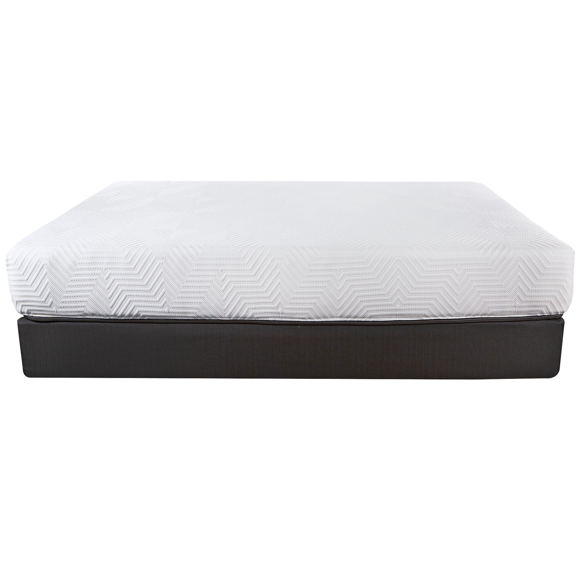 10.5" Hybrid Lux Memory Foam And Wrapped Coil Mattress Twin-Hybrid Mattresses-DECOROLALA