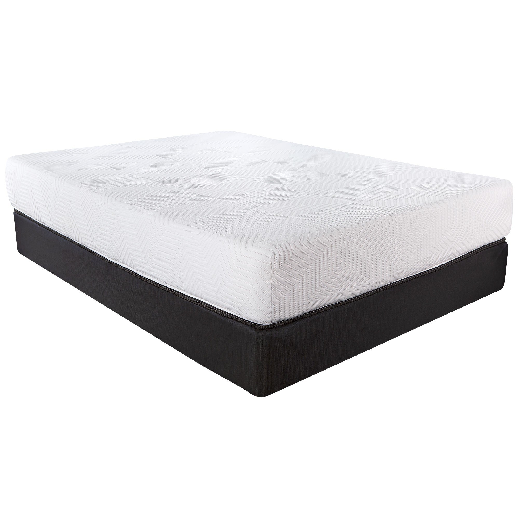 10.5" Hybrid Lux Memory Foam And Wrapped Coil Mattress Twin-Hybrid Mattresses-DECOROLALA