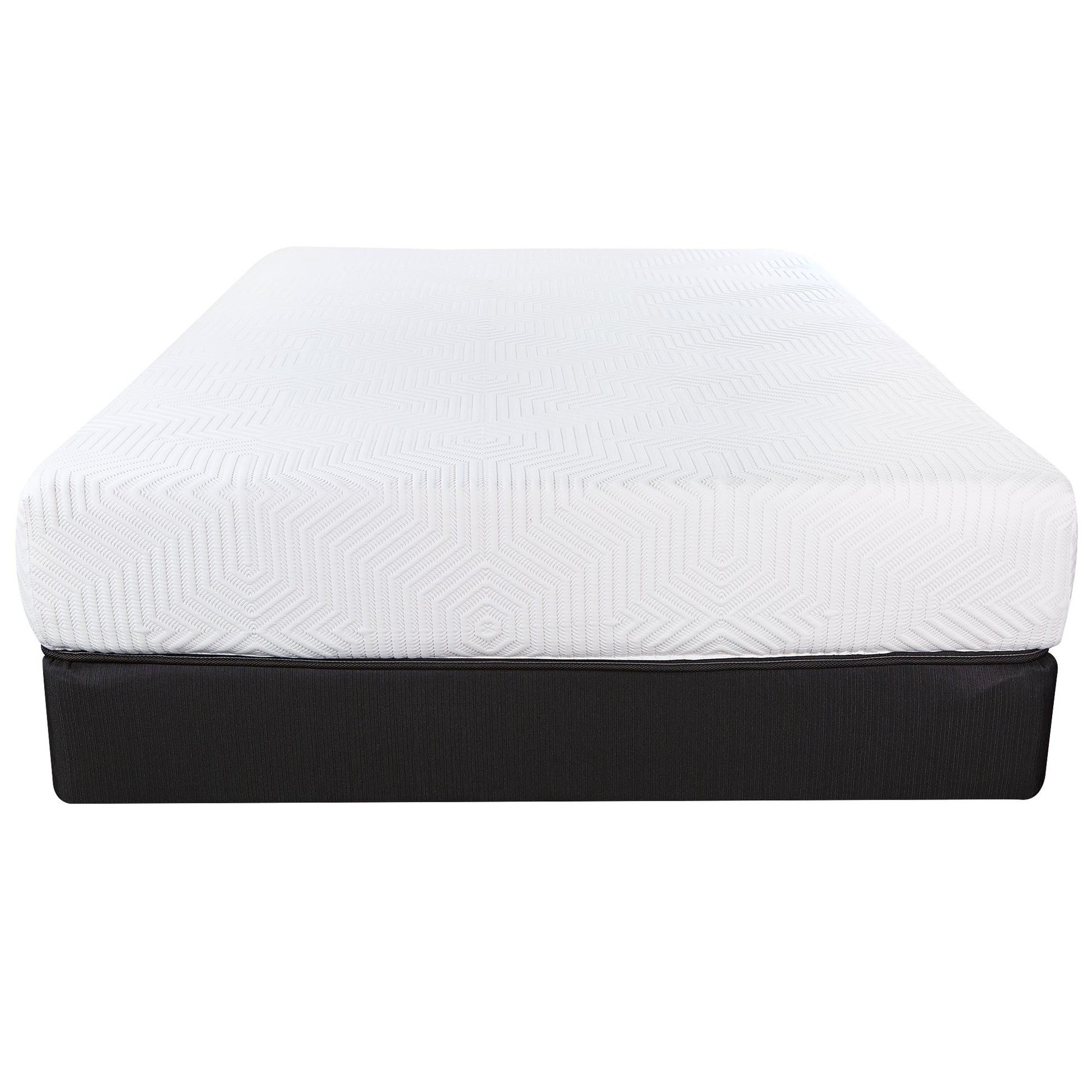 10.5" Hybrid Lux Memory Foam And Wrapped Coil Mattress Twin-Hybrid Mattresses-DECOROLALA