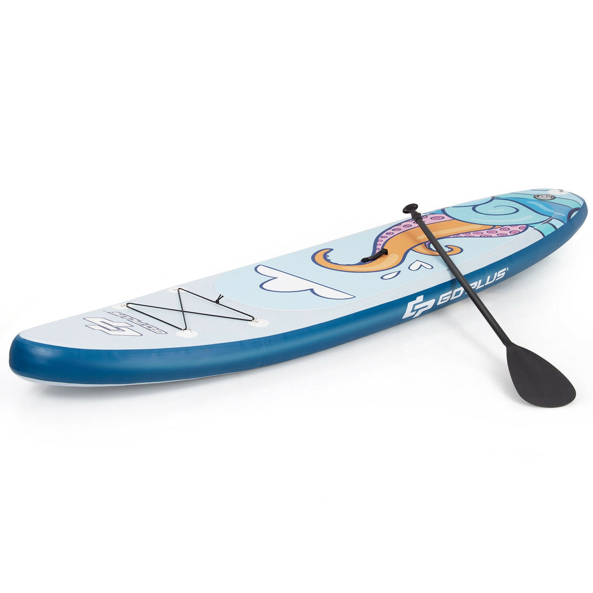 10.5 feet Inflatable Stand Up Paddle Board Surfboard with Aluminum Paddle Pump-10.5 feet-Surfing-DECOROLALA