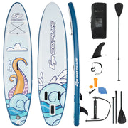 10.5 feet Inflatable Stand Up Paddle Board Surfboard with Aluminum Paddle Pump-10.5 feet-Surfing-DECOROLALA