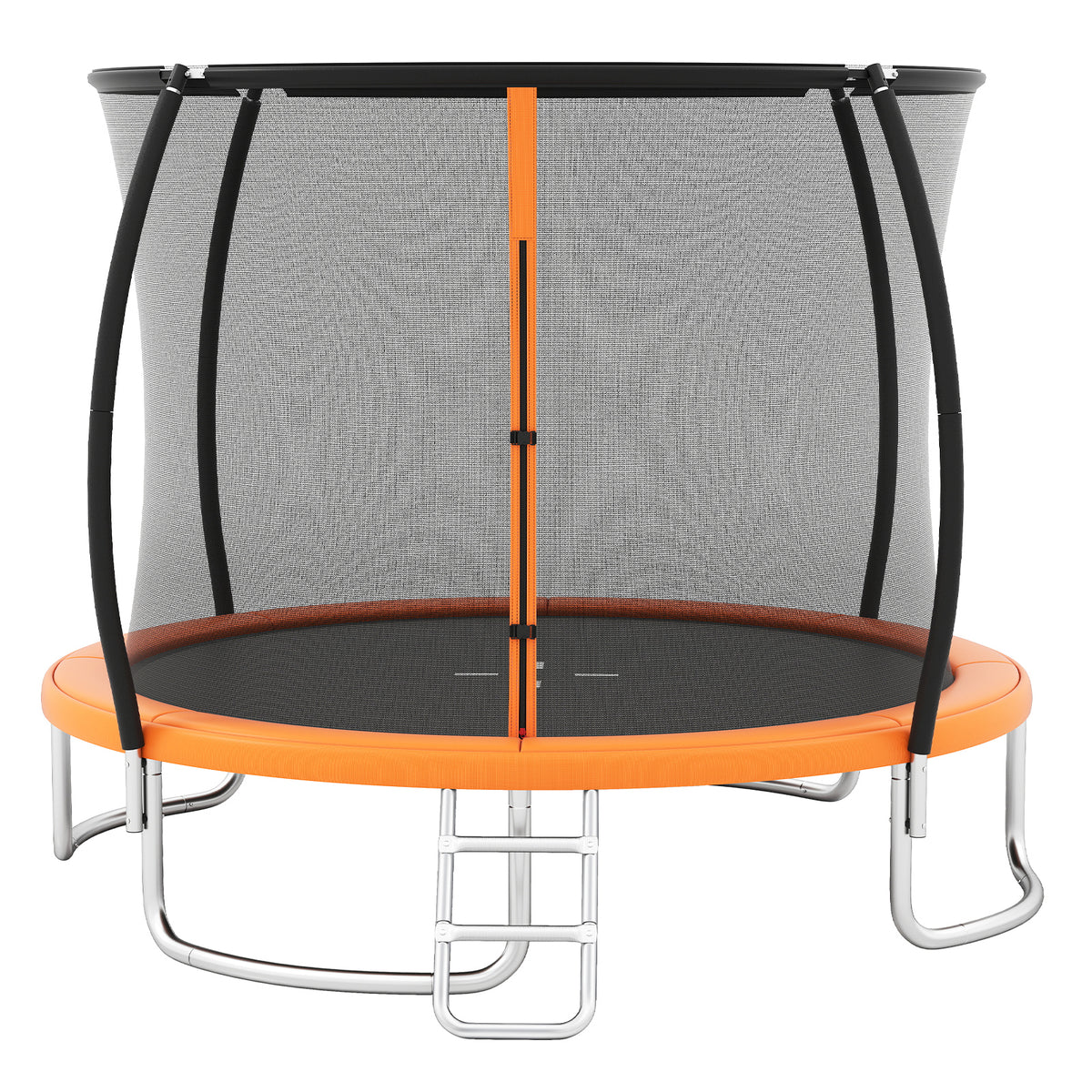 10ft Outdoor Trampoline with Safety Enclosure Net and Ladder-Trampolines-DECOROLALA