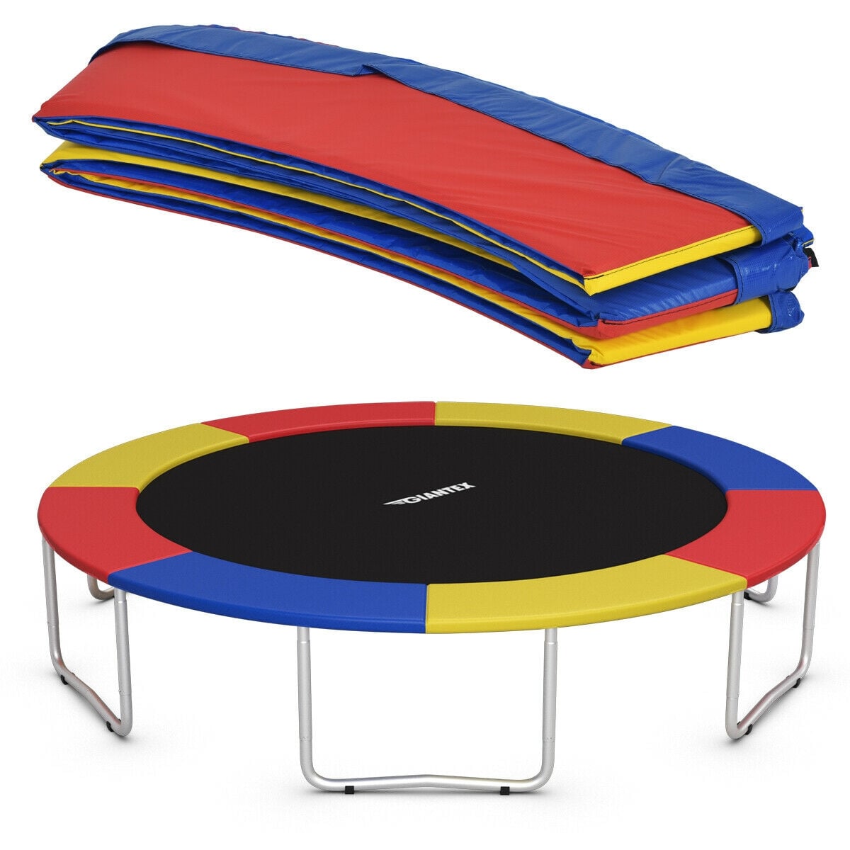 10ft Trampoline Safety Pad - Waterproof PVC Spring Cover-Trampoline Accessories-DECOROLALA