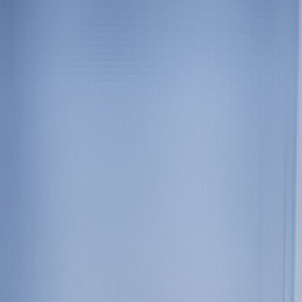 11" Blue And Clear Cylinder Crystal Glass Table Vase-Vases-DECOROLALA