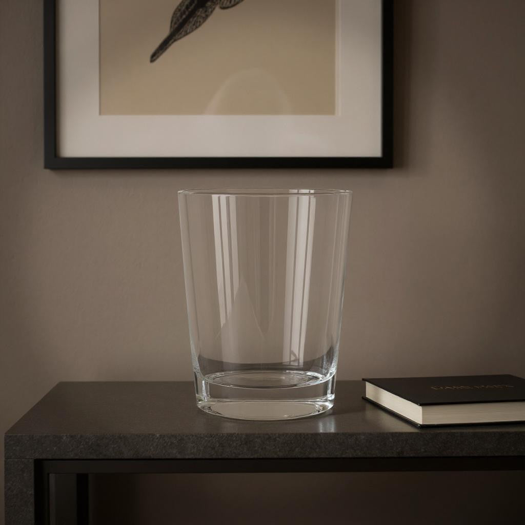 11" Clear Bud Lead Free Crystal Table Vase-Vases-DECOROLALA