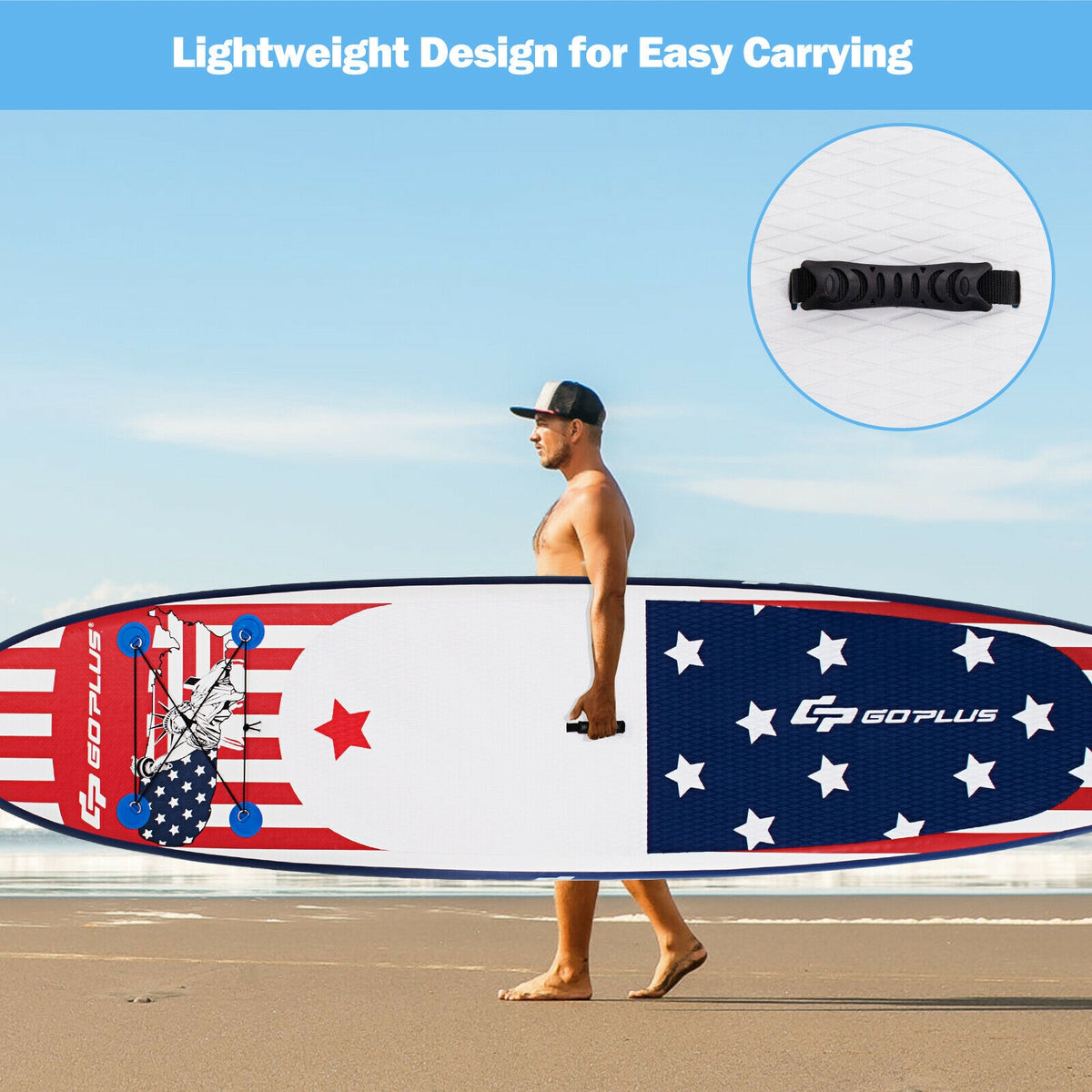 11 Feet Inflatable Stand Up Paddle Board Backpack Sport-Surfing-DECOROLALA